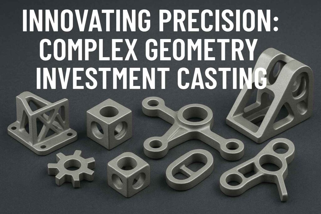 Innovating Precision: Complex Geometry Investment Castings