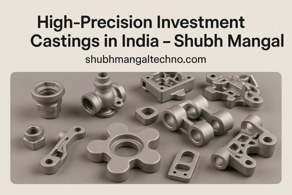 High-Precision Investment Castings in India – Shubh Mangal