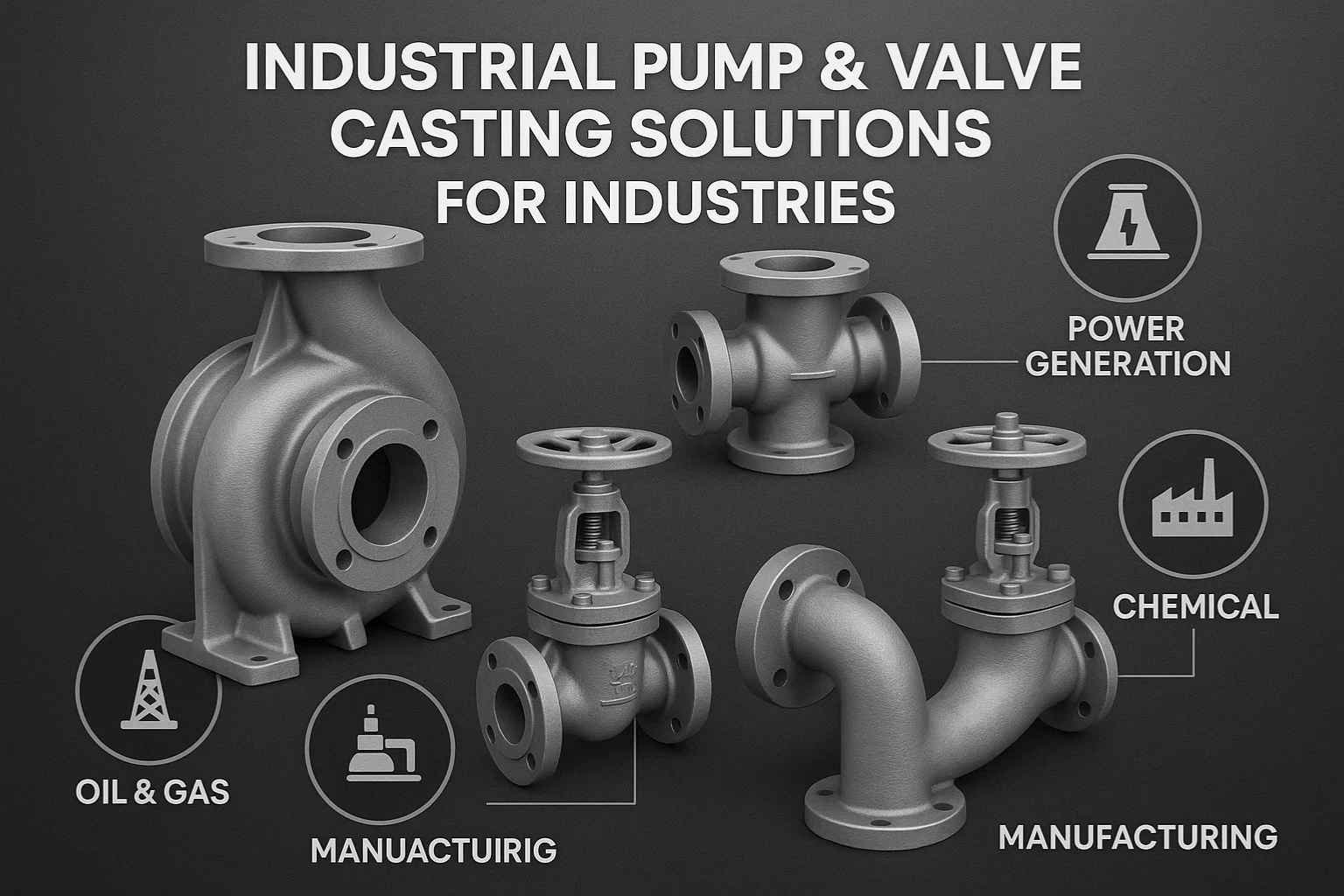 industrial pump and valve casting solutions