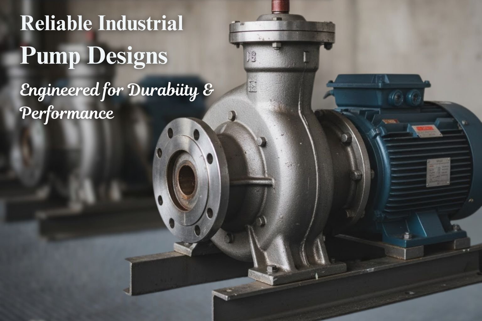 Reliable industrial pump designs