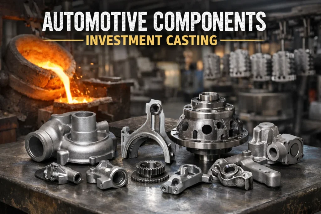 automotive components investment casting